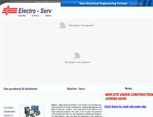 Tablet Screenshot of electro-serv.lk